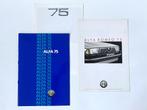 Alfa Romeo 75 – 3 brochures, Verzenden, Gelezen, Overige merken