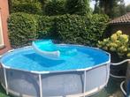 Super compleet zwembad(en), 9 kW warmtepomp, Sunny tenten,, Ophalen, Gebruikt, Minder dan 80 cm, Rond