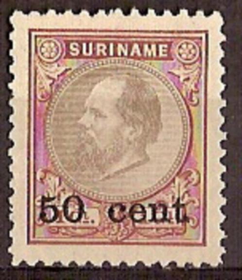 Suriname NVPH nr 39 ongebruikt Hulpuitgifte 1900, Postzegels en Munten, Postzegels | Suriname, Postfris, Verzenden