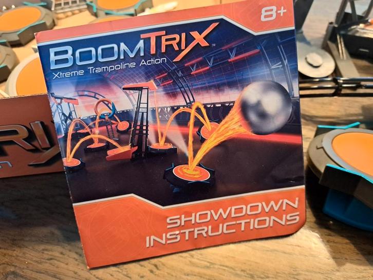 Boomtrix trampolinepark - Als nieuw!, Hobby en Vrije tijd, Gezelschapsspellen | Overige, Nieuw, Een of twee spelers, Drie of vier spelers