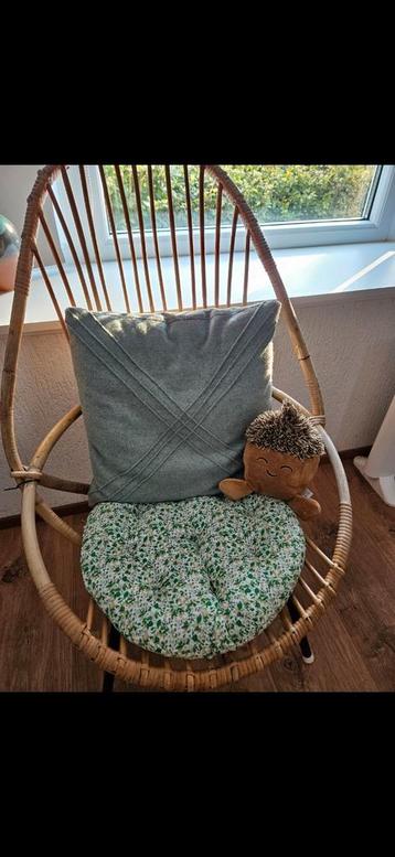 Vintage Rotan Stoel - Charmant met Gebruikerssporen beschikbaar voor biedingen