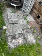 +/- 55 grindtegels 60x40 gratis af te halen., Tuin en Terras, Ophalen, Zo goed als nieuw, 10 m² of meer, Beton