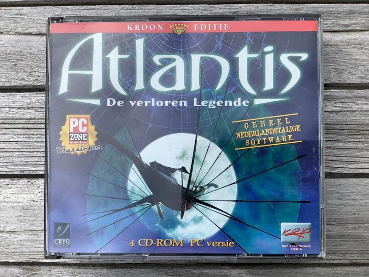 Atlantis - De verloren legende - 4 CD-ROM PC versie, Spelcomputers en Games, Games | Pc, Zo goed als nieuw, Avontuur en Actie