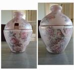 Mooie decoupage pot / vaas, Ophalen of Verzenden, Zo goed als nieuw, Overige kleuren, Minder dan 50 cm