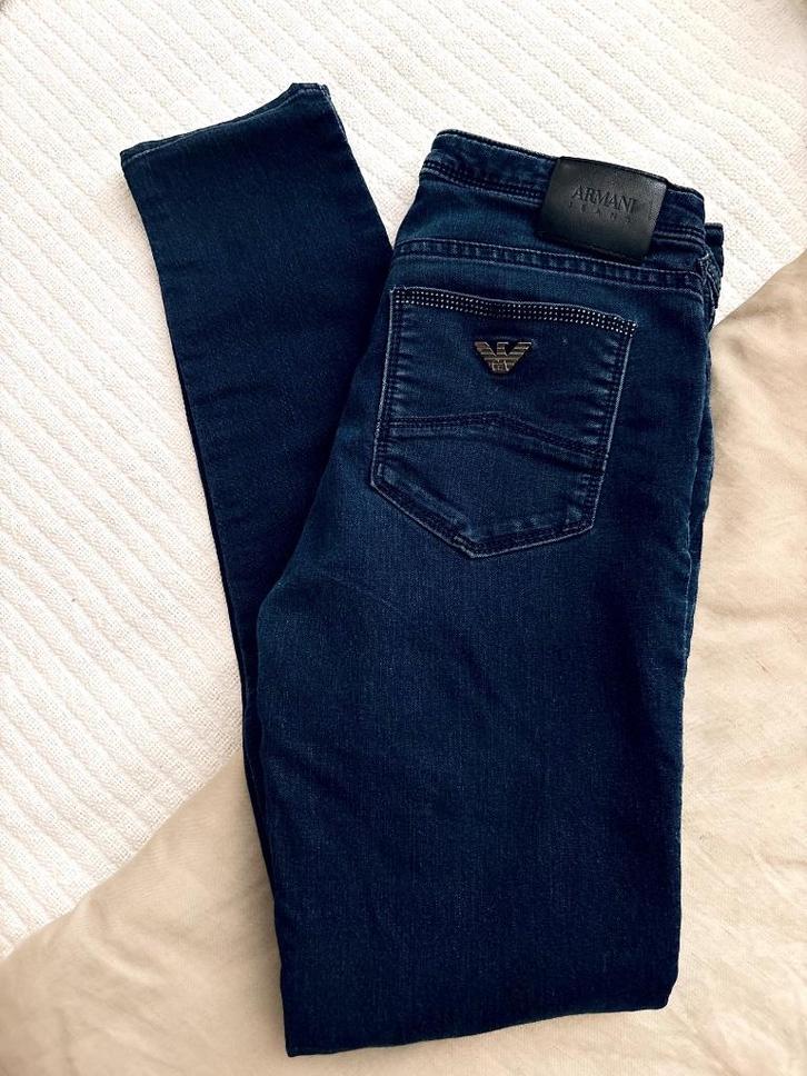 ARMANI dames Jeans S/36 Logo/Strass blauw Skinny Model !!!!!, Kleding | Dames, Spijkerbroeken en Jeans, Zo goed als nieuw, W28 - W29 (confectie 36)