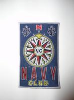 Vintage Navy Club Applicatie van de Jaren 80, Hobby en Vrije tijd, Naaien en Fournituren, Ophalen of Verzenden, Nieuw, Applicatie