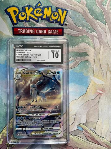Pokemon Glacoen Vstar CGC 10  beschikbaar voor biedingen