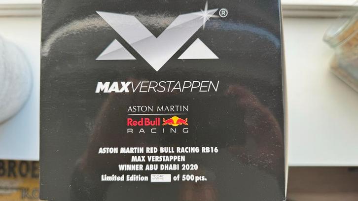 Max Verstappen RB16 Abu Dhabi 2020 - Limited Edition, Hobby en Vrije tijd, Modelauto's | 1:18, Nieuw, Auto, Overige merken, Ophalen of Verzenden