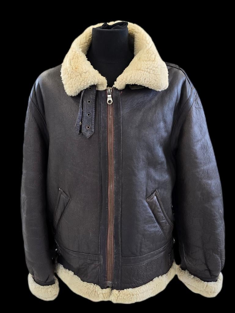 Vintage Lammyjas - Pilotenjas - Shearling XL, Ophalen of Verzenden