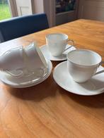 Set van 4 Royal Canterbury Fine Bone China (gebroken wit), Ophalen of Verzenden