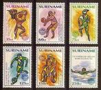 Suriname 730/5 postfris Olympische Spelen Barcelona 1992, Verzenden, Postfris