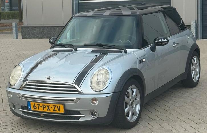 MİNİ COOPER 1.6 16V 115PK BJ2005 144DKM NAP GRİJS METALLIC, Auto's, Mini, Bedrijf, Cooper, ABS, Airbags, Airconditioning, Alarm