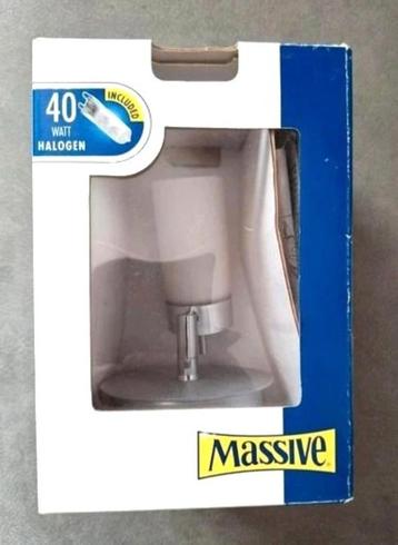 Massive wandlamp nieuw in doos 40 Watt hallogeen beschikbaar voor biedingen