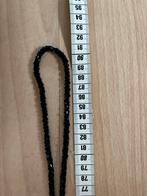 Zwarte lange ketting, Ophalen of Verzenden, Zo goed als nieuw