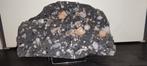 XXL mineraal, apophylite met stilbiet op chalcedoon., Ophalen of Verzenden, Mineraal