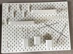 Skadis ikea 76x56 ophangbord wandbord zgan schapjes bakjes, Ophalen of Verzenden, Zo goed als nieuw