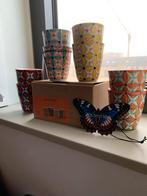Polspotten design Hippy mokken set van 8 NIEUW, Overige materialen, Nieuw, Ophalen of Verzenden, Overige stijlen