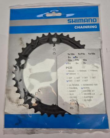 Shimano FC-5303 kettingblad 39t 3x9 speed 130 PCD beschikbaar voor biedingen