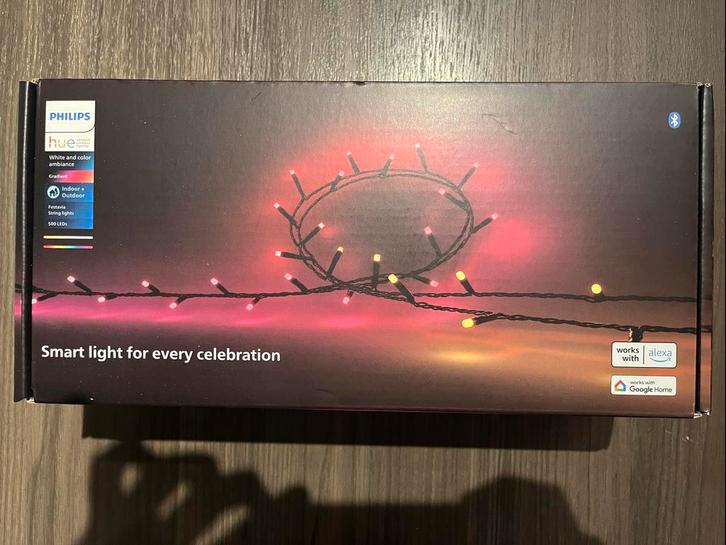 Philips Hue Festavia 40 meter (nieuw), Huis en Inrichting, Lampen | Losse lampen, Nieuw, Led-lamp, Minder dan 30 watt, Ophalen of Verzenden