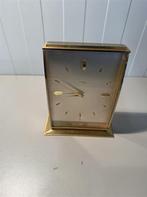 Vintage ImHof Zwitserse schouwklok met verguld gebogen glas, Ophalen of Verzenden, Zo goed als nieuw, Nvt, Nvt