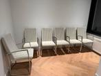6 Lloyd Loom Stoelen - Klassiek Design, Huis en Inrichting, Stoelen, Ophalen, Gebruikt, Wit, Metaal