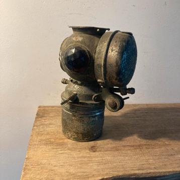Antieke Fietslamp - 16cm Hoog Vintage Design beschikbaar voor biedingen