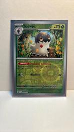 Spewpa 009/198 scarlet & violet reverse holo pokemon kaart, Ophalen of Verzenden, Nieuw, Boosterbox
