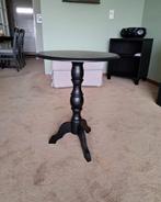 Zwart bijzettafeltje IKEA, Huis en Inrichting, Tafels | Bijzettafels, Ophalen of Verzenden, Rond, Minder dan 55 cm, 45 tot 60 cm