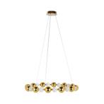 Richmond Interior hanglamp Chanda goud diameter 87 cm, Huis en Inrichting, Ophalen, Nieuw, Kunststof, 75 cm of meer