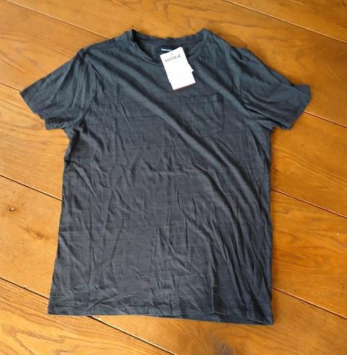 Shirt - t-shirt - donkergrijs gemêleerd - nieuw, Kleding | Heren, T-shirts, Nieuw, Maat 52/54 (L), Grijs, Ophalen of Verzenden