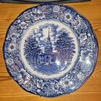 Liberty blue wand bord, Ophalen of Verzenden