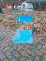 Stalen stoelen vintage, Huis en Inrichting, Stoelen, Ophalen, Overige materialen, Gebruikt, Frans