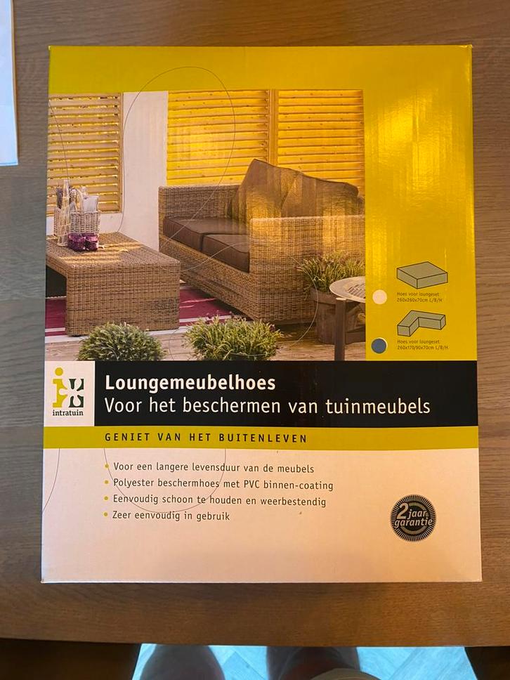 Tuinmeubelhoes beschermhoes loungebank loungeset 260x260, Tuin en Terras, Tuinmeubel-accessoires, Nieuw, Ophalen of Verzenden