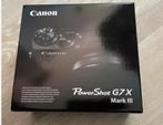 Canon PowerShot G7 X Mark III _G7X Mark iii  zwart, Audio, Tv en Foto, Fotocamera's Digitaal, 20 Megapixel, Canon, Compact, Nieuw