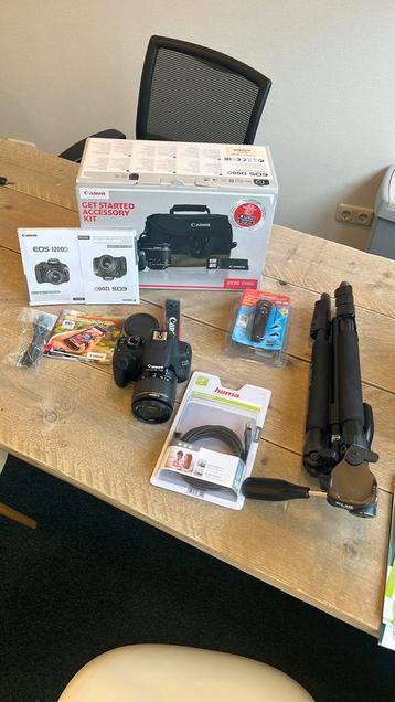 EOS 1200D get started accessoiry kit met extra standaard beschikbaar voor biedingen