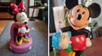 2x Retro Vintage Spaarpot Mickey en Minnie Mouse, Ophalen of Verzenden, Mickey Mouse, Gebruikt, Beeldje of Figuurtje