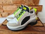 Bronx Chainy white sneakers ZGAN! maat 38 neon yellow, Kleding | Dames, Schoenen, Ophalen of Verzenden, Wit, Zo goed als nieuw