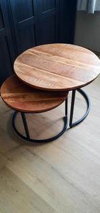 Salontafels, Huis en Inrichting, Tafels | Salontafels, Ophalen, Gebruikt, 50 tot 100 cm, Rond