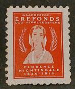 Nederland Erefonds Oud Verpleegsters Florence Nightingale, Ophalen of Verzenden, Na 1940, Postfris