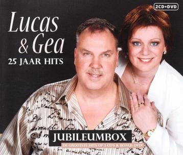 Lucas En Gea Hulshof – 25 Jaar Hits - Jubileum Box (CD +DVD) beschikbaar voor biedingen