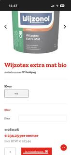 Wijzonol latex te koop eventueel ook een pallet!, Ophalen, Zo goed als nieuw