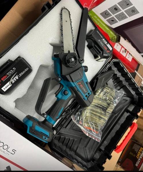 Nieuwe accu mini kettingzaag, Doe-het-zelf en Verbouw, Gereedschap | Handgereedschap, Nieuw, Ophalen of Verzenden