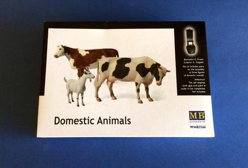 Masterbox	3566	Domestic Animals	1/35, Hobby en Vrije tijd, Modelbouw | Figuren en Diorama's, Nieuw, 1:35 tot 1:50, Ophalen of Verzenden