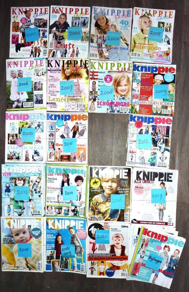 KNIPPIE IDEE 2000-2021 + diverse losse bijlagen Knippie, Hobby en Vrije tijd, Kledingpatronen, Zo goed als nieuw, Kind, Knippie