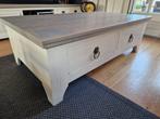 Landelijke salon tafel, Huis en Inrichting, Tafels | Salontafels, Ophalen, 100 tot 150 cm, 50 tot 100 cm, Minder dan 50 cm