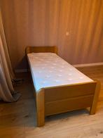 1-persoonsbed + matras (Leidschendam), 90 cm, Eenpersoons, Bruin, Ophalen of Verzenden