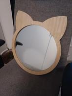 Spiegel kat, Huis en Inrichting, Woonaccessoires | Spiegels, Ophalen, Minder dan 50 cm, Rond, Zo goed als nieuw