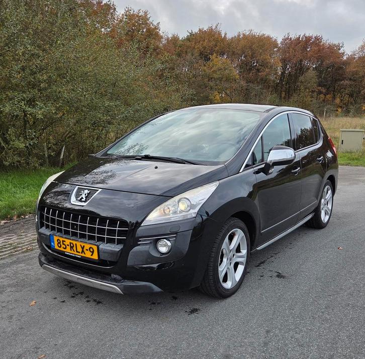 Peugeot 3008 1.6 2011 Zwart cruise, panorama, Auto's, Peugeot, Particulier, Benzine, C, MPV, Handgeschakeld, Origineel Nederlands