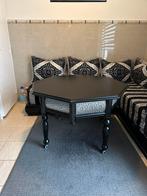 Marokkaanse salon-/eettafel, Huis en Inrichting, Tafels | Salontafels, 50 tot 100 cm, Rond, Gebruikt, Ophalen
