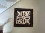 Houten Wanddecoratie Set - 2 Stuks, Ophalen, Zo goed als nieuw
